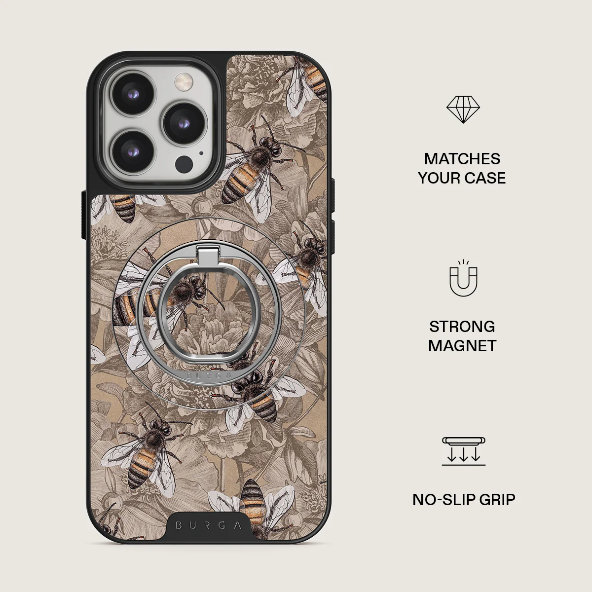 Honey Bee - Magnetic Ring Holder