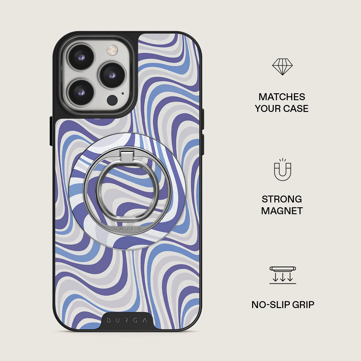 Stay Groovy - Magnetic Ring Holder