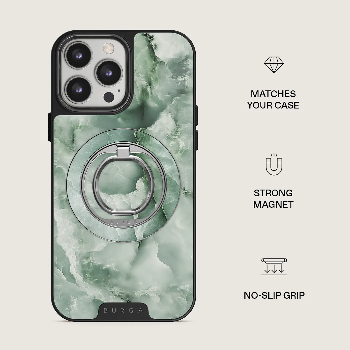 Pistachio Cheesecake - Green Magnetic Ring Holder