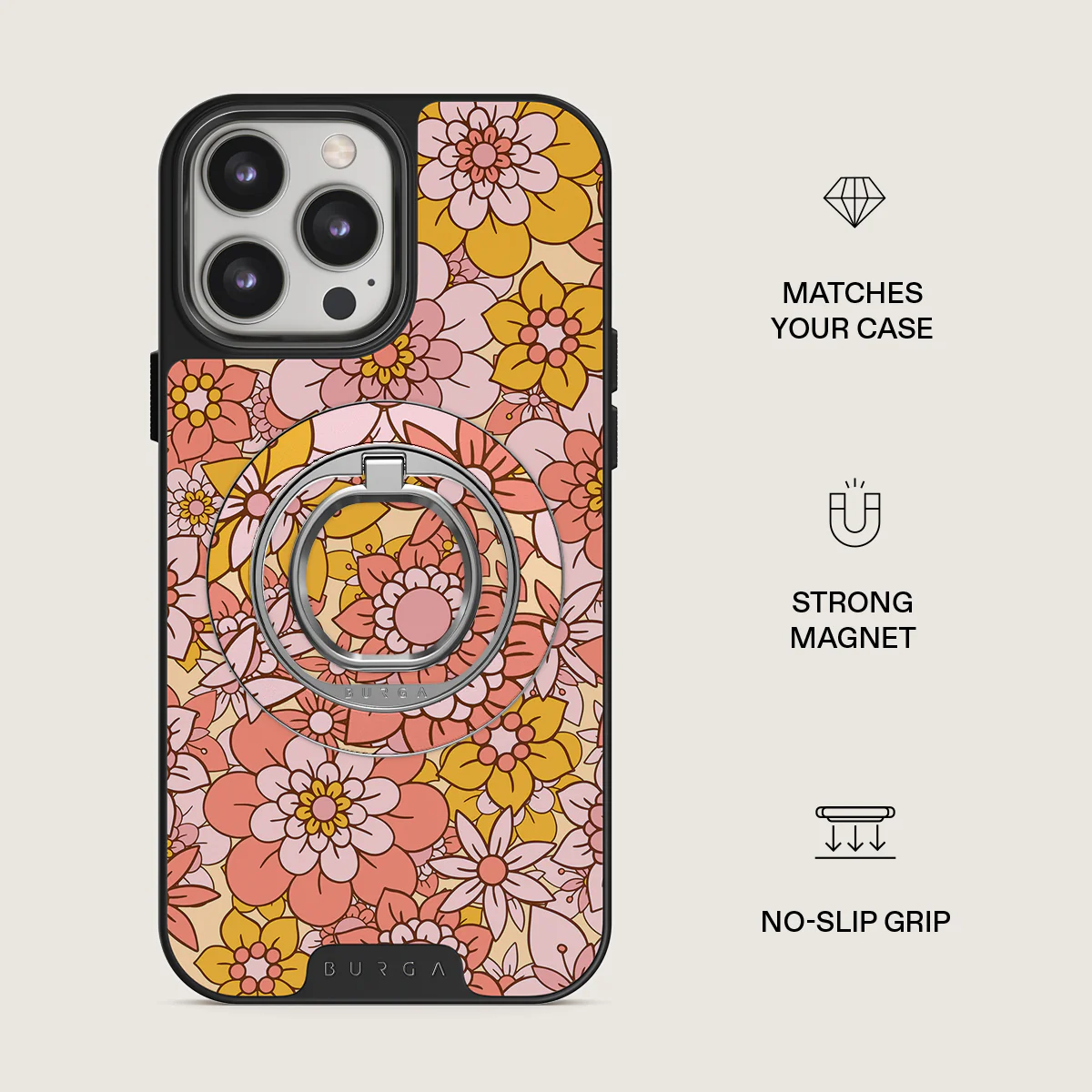 Garden Brunch - Floral Magnetic Ring Holder