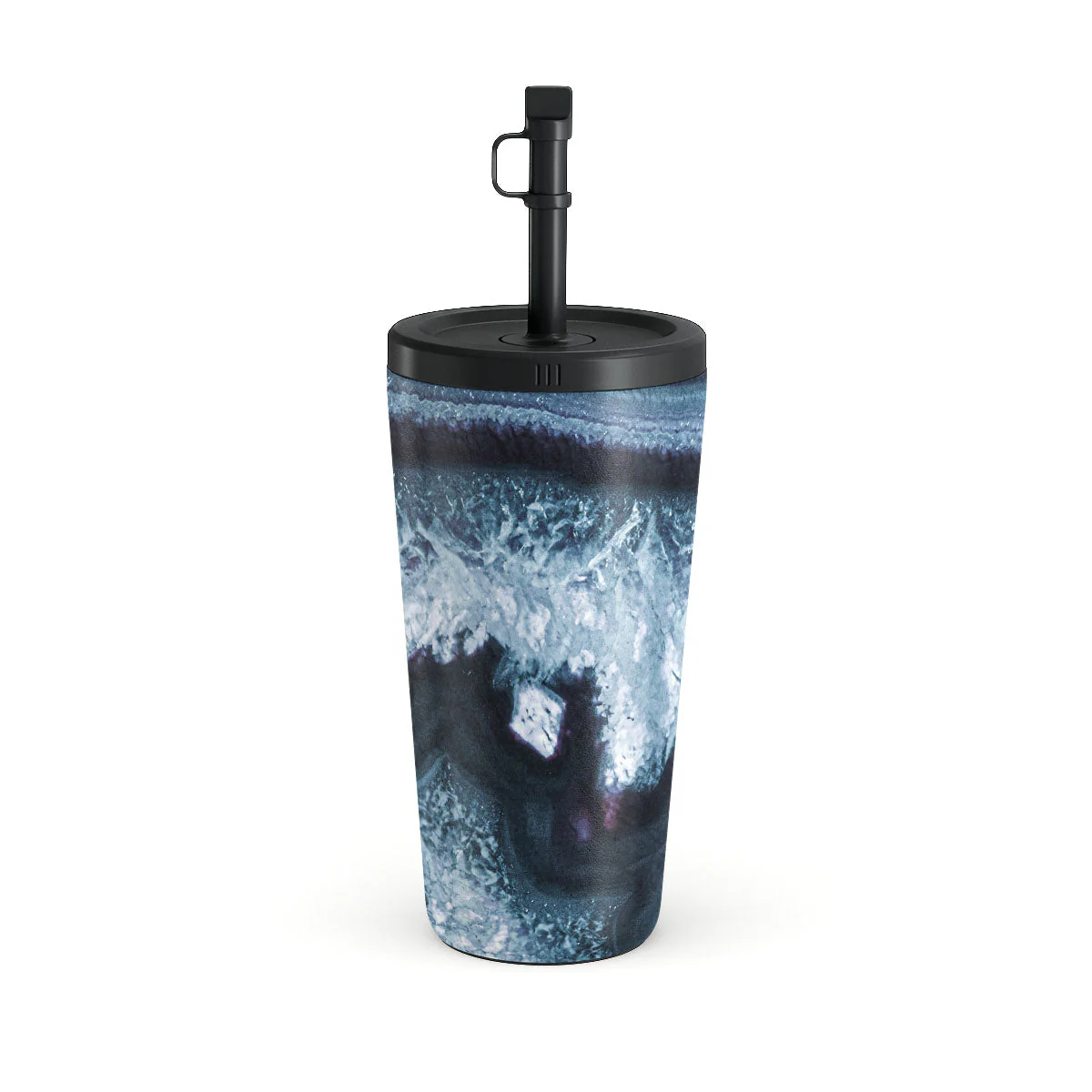 Frozen Lake - Gray Marble Travel Mug