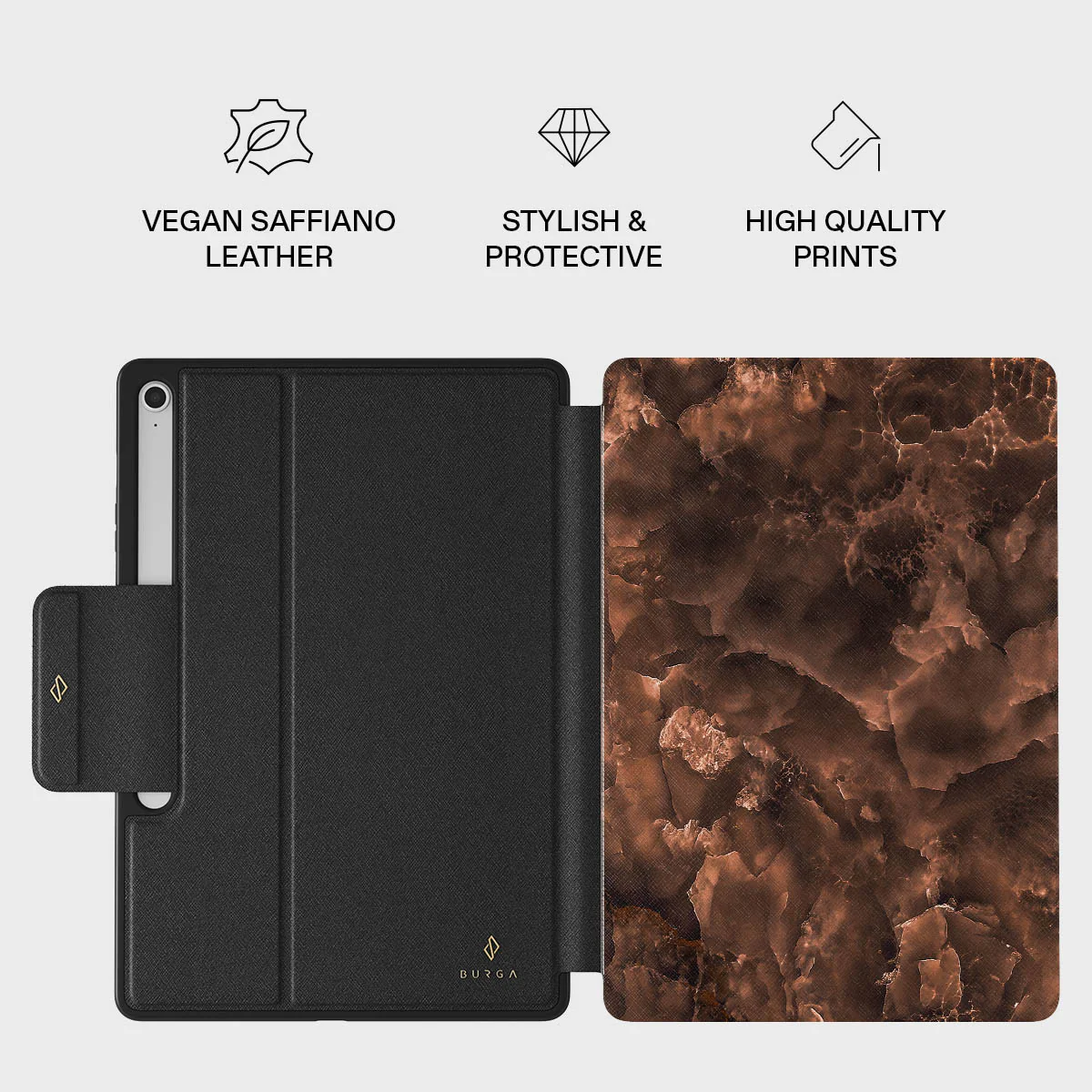 Toasted Chestnut - Brown Samsung Galaxy Tab S10+ FE Case