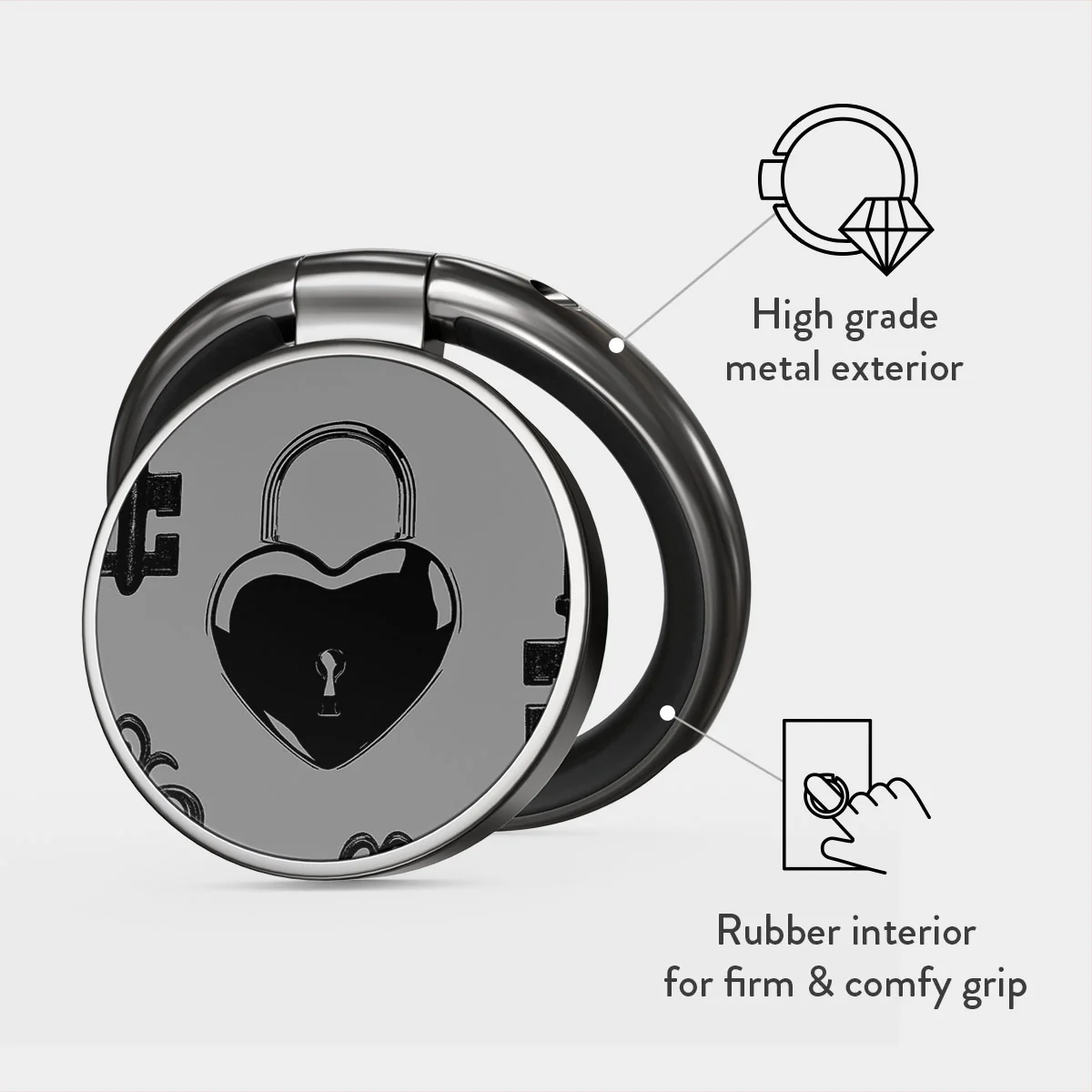 Keyholder - Adhesive Ring Holder