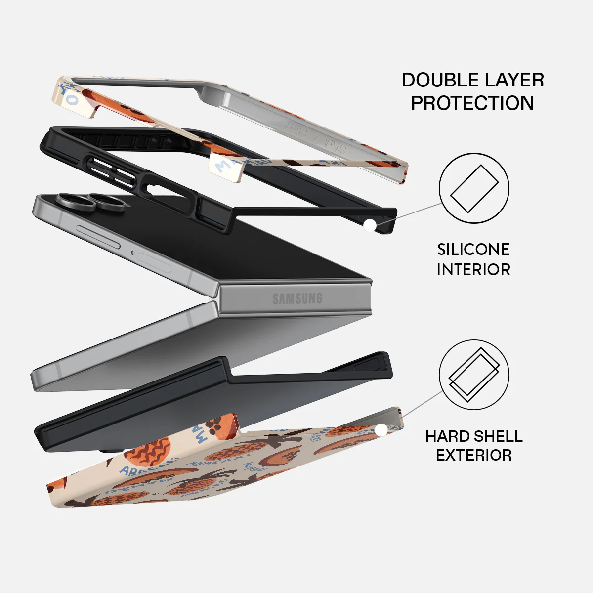 Abacaxi - Samsung Galaxy Z Flip 7 Case