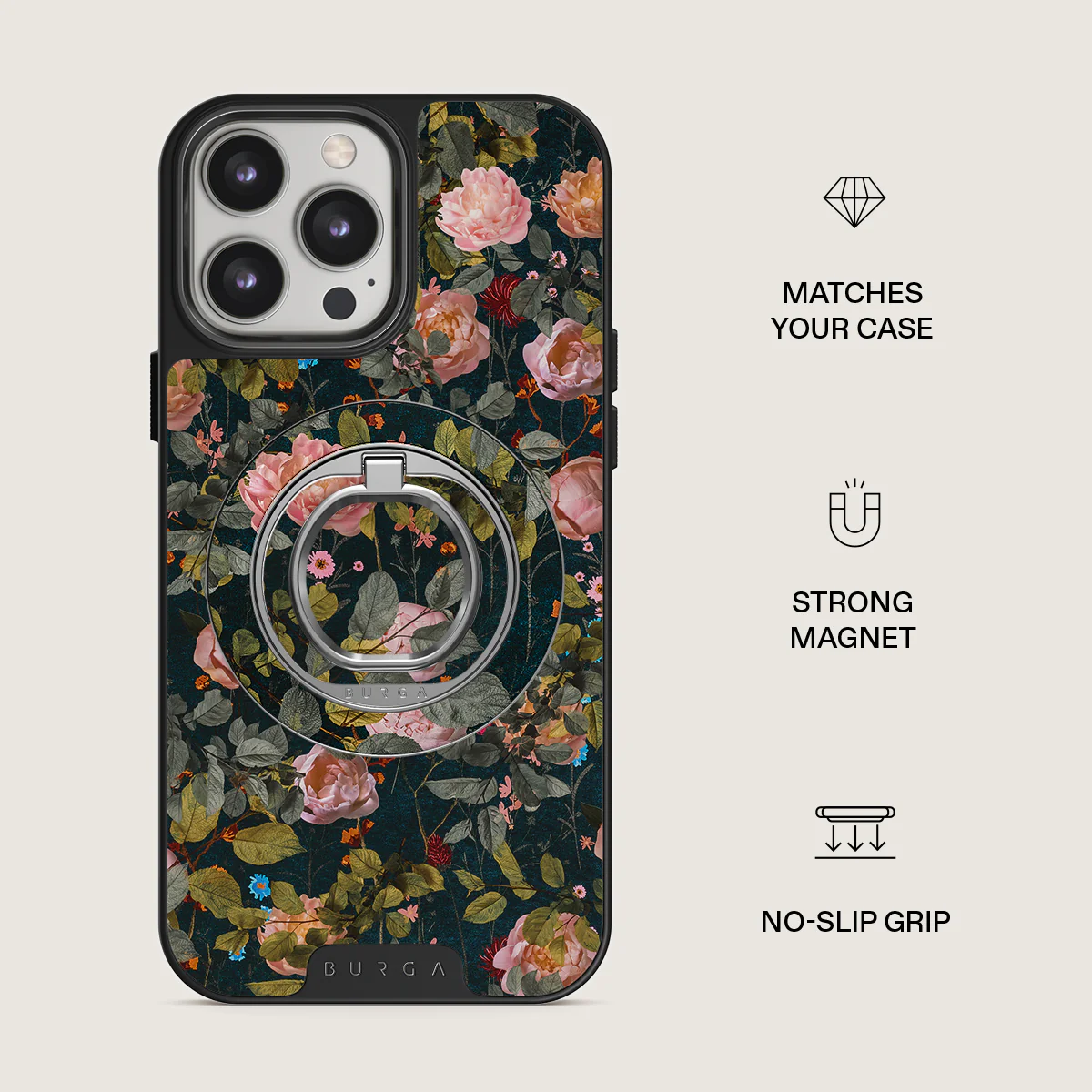 Bloomy Garden - Vintage Magnetic Ring Holder