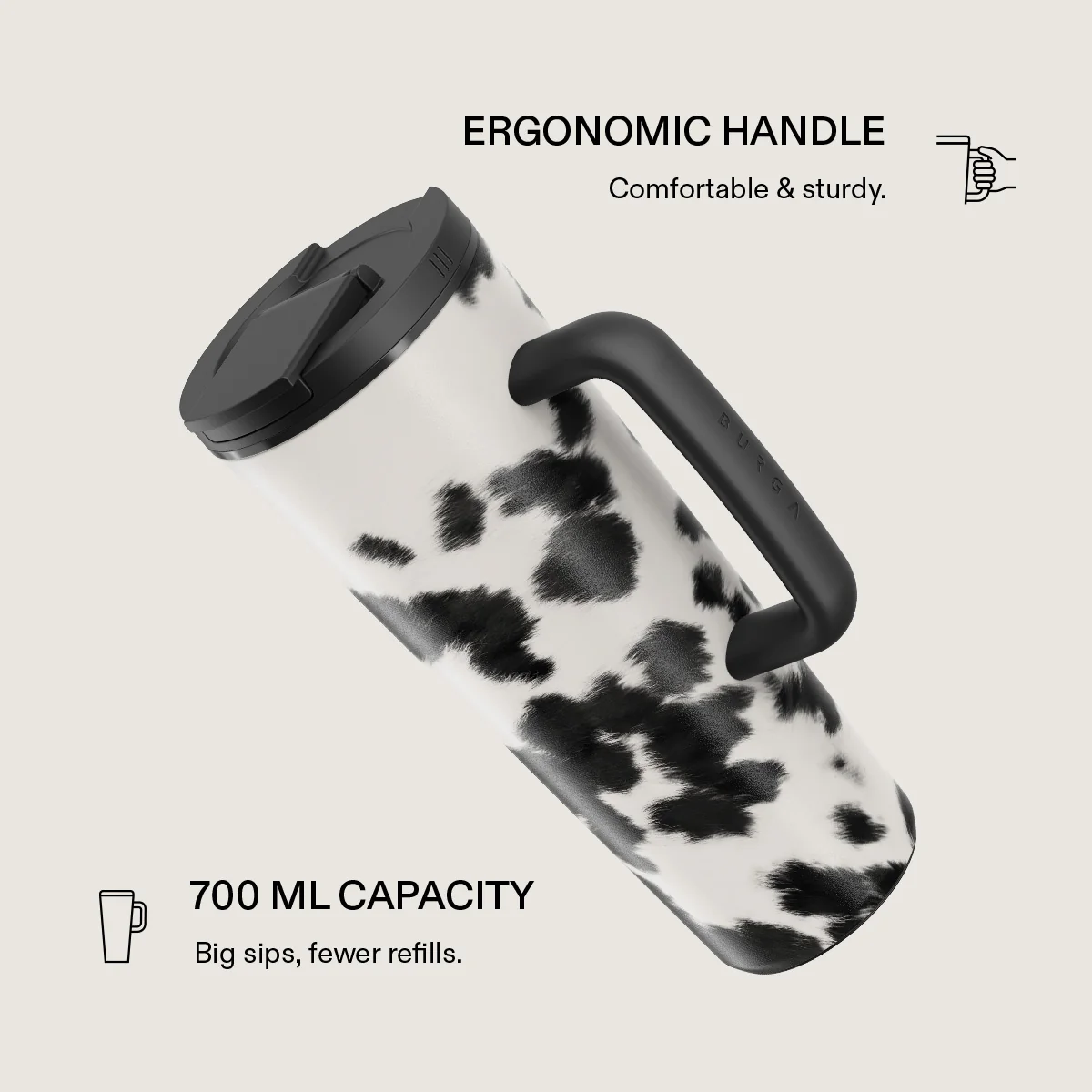 Achromatic - EasyGrip Travel Mug