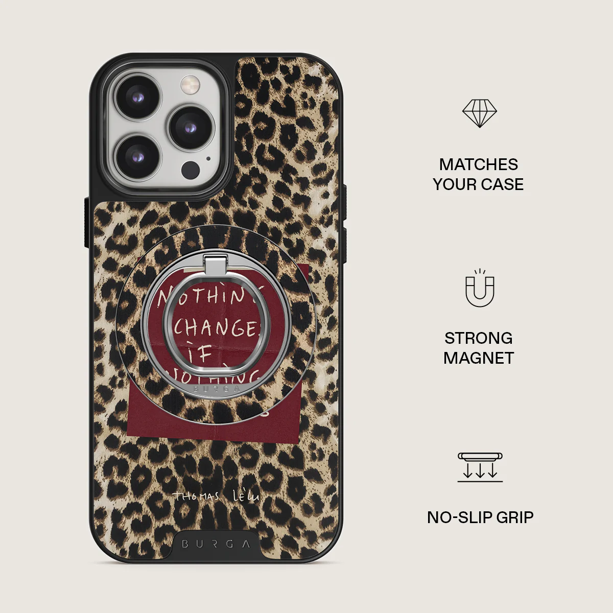 Nothing Changes - Magnetic Ring Holder