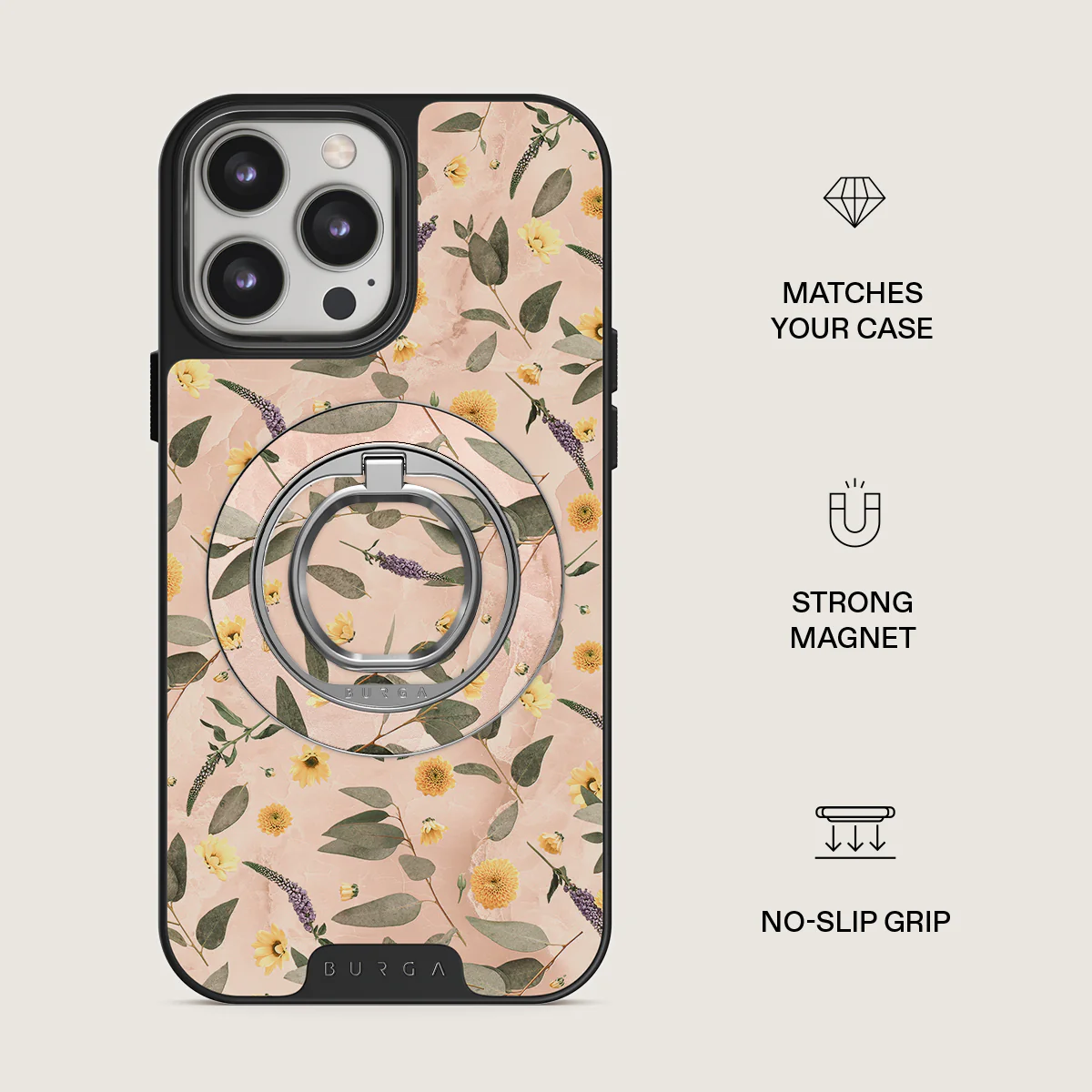 Sunday Brunch - Flowers Magnetic Ring Holder