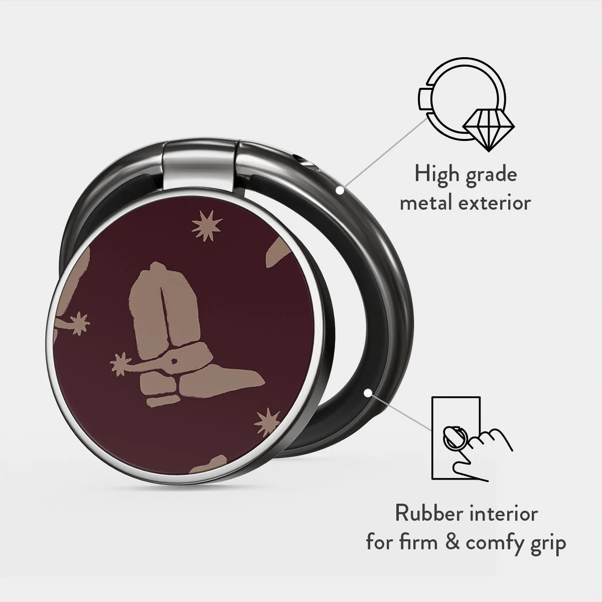 Howdy - Adhesive Ring Holder