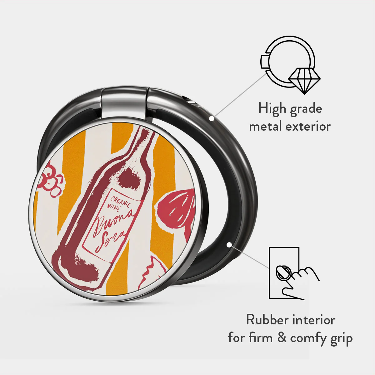 Buona Sera - Adhesive Ring Holder