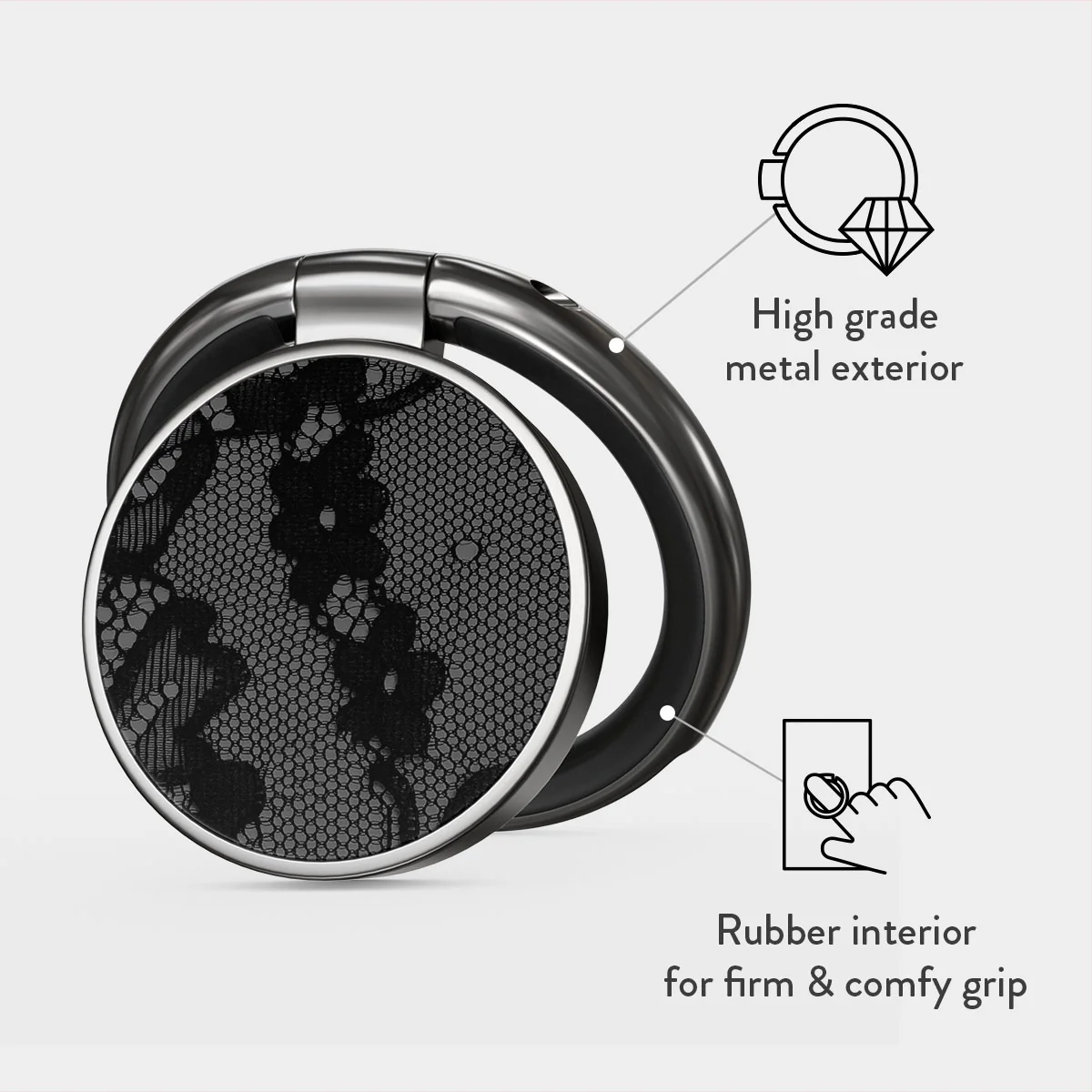 Magnetic - Adhesive Ring Holder