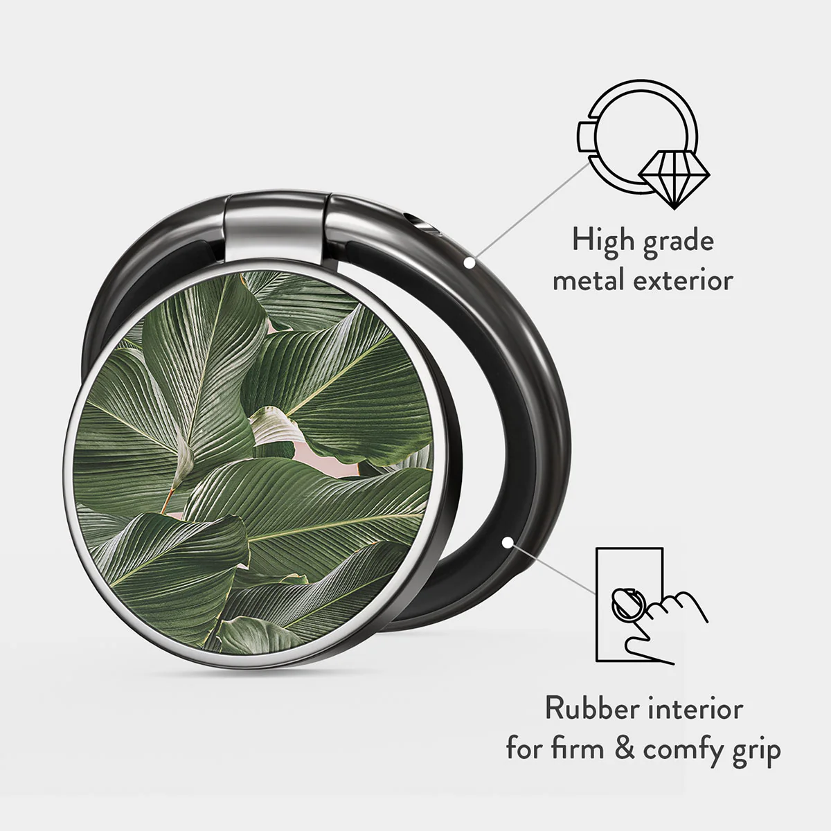 So Lush - Bannana Leaves Adhesive Ring Holder