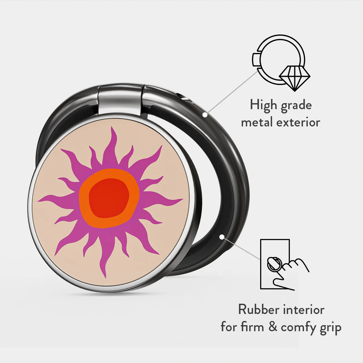 Sunset Glow - Adhesive Ring Holder