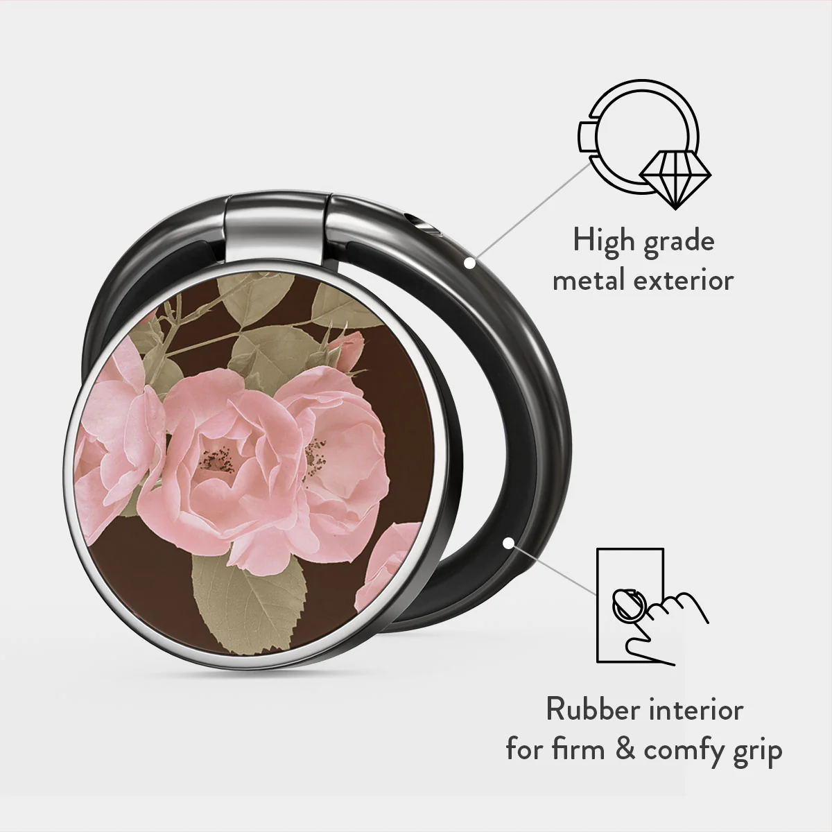 Desert Rose - Adhesive Ring Holder