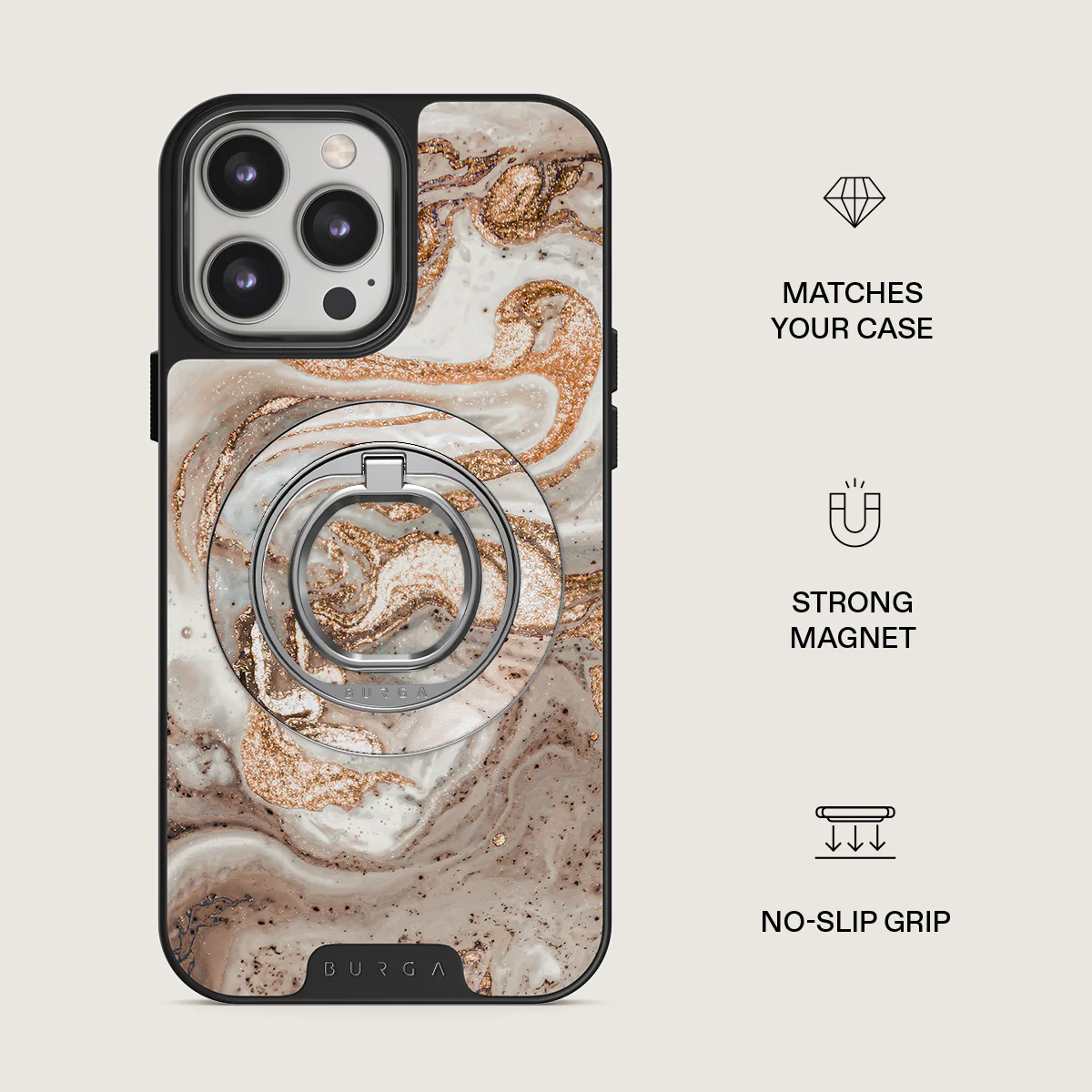 Cappuccino - Magnetic Ring Holder