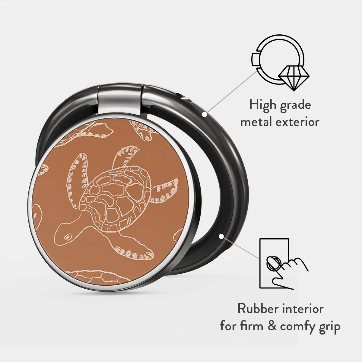 Earth Shell - Adhesive Ring Holder