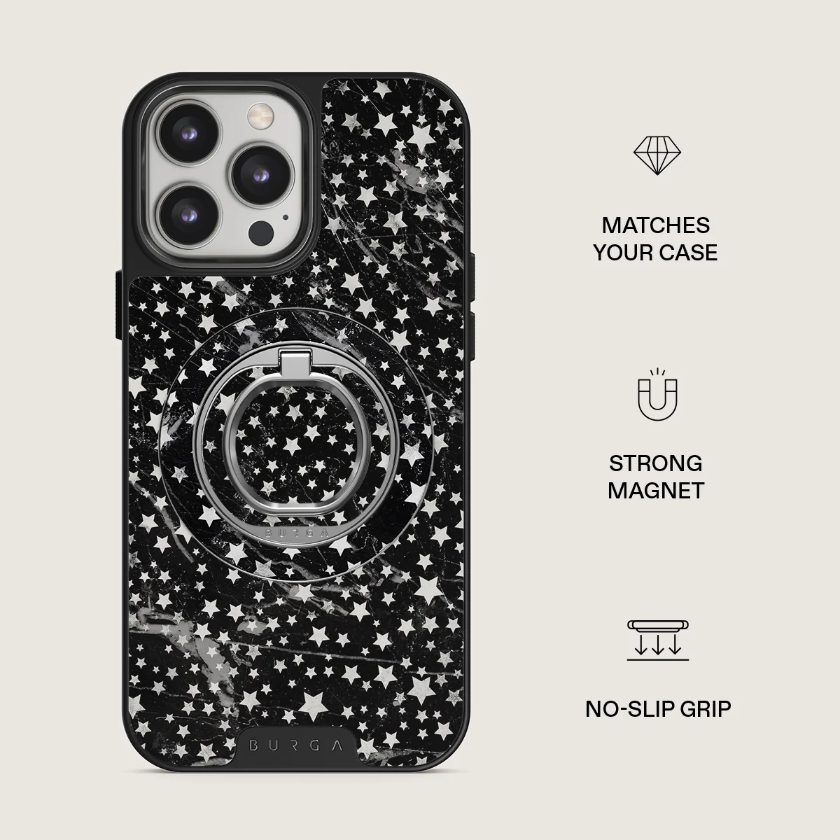 Starry Night - Stars Magnetic Ring Holder