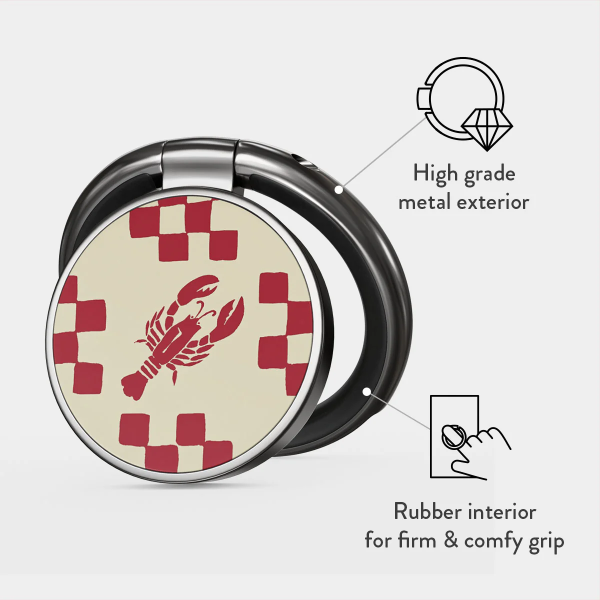 Ciao - Adhesive Ring Holder