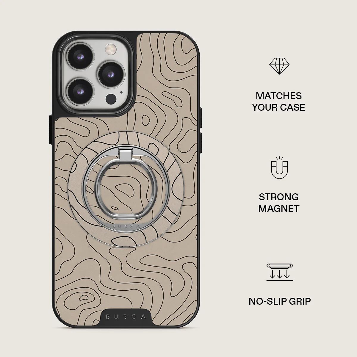 Wild Terrain - Minimalist Magnetic Ring Holder