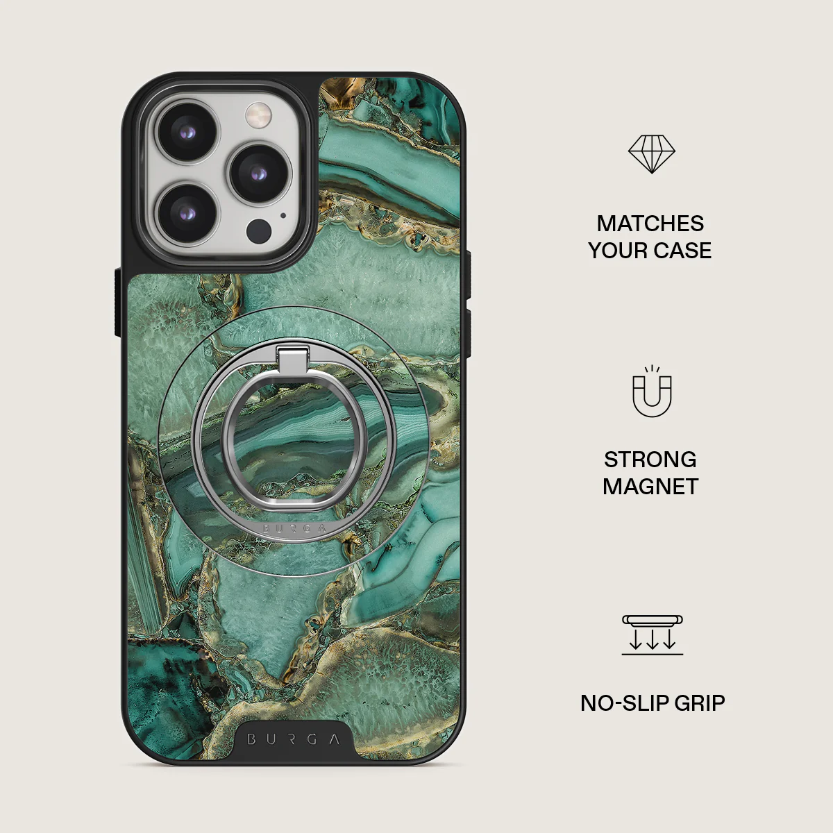 Ubud Jungle - Turquoise Magnetic Ring Holder