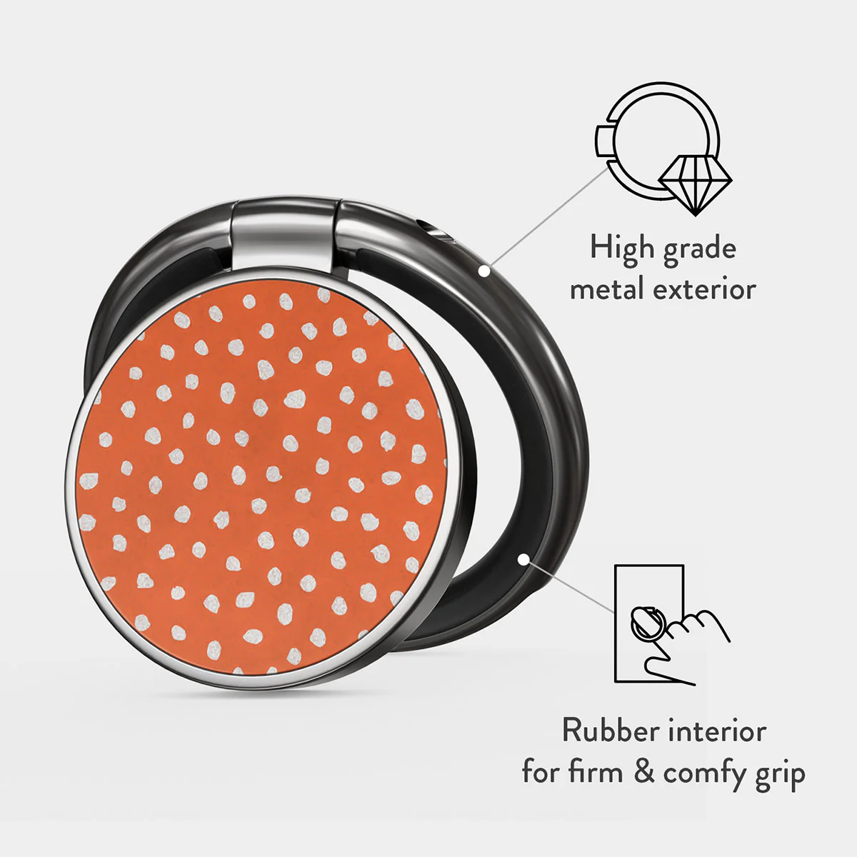 Vintage Edition - Spots Adhesive Ring Holder