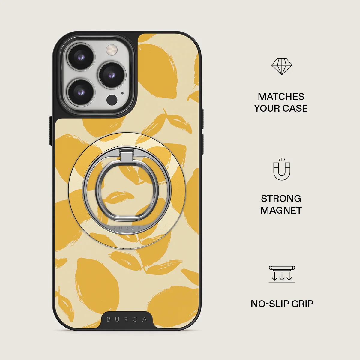 Lemon Tart - Magnetic Ring Holder