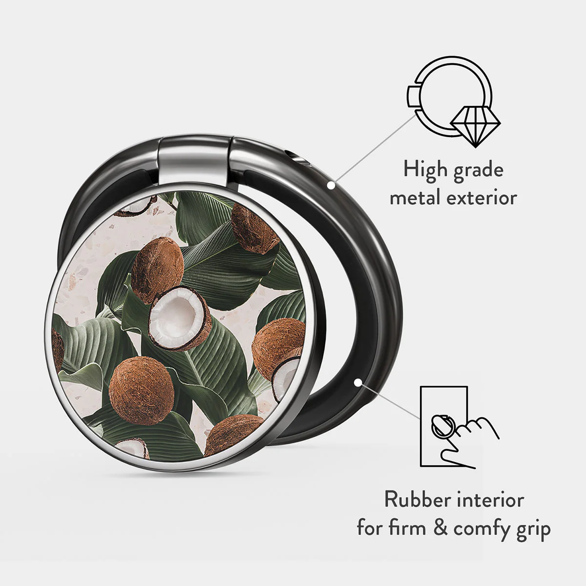 Coconut Crush - Adhesive Ring Holder