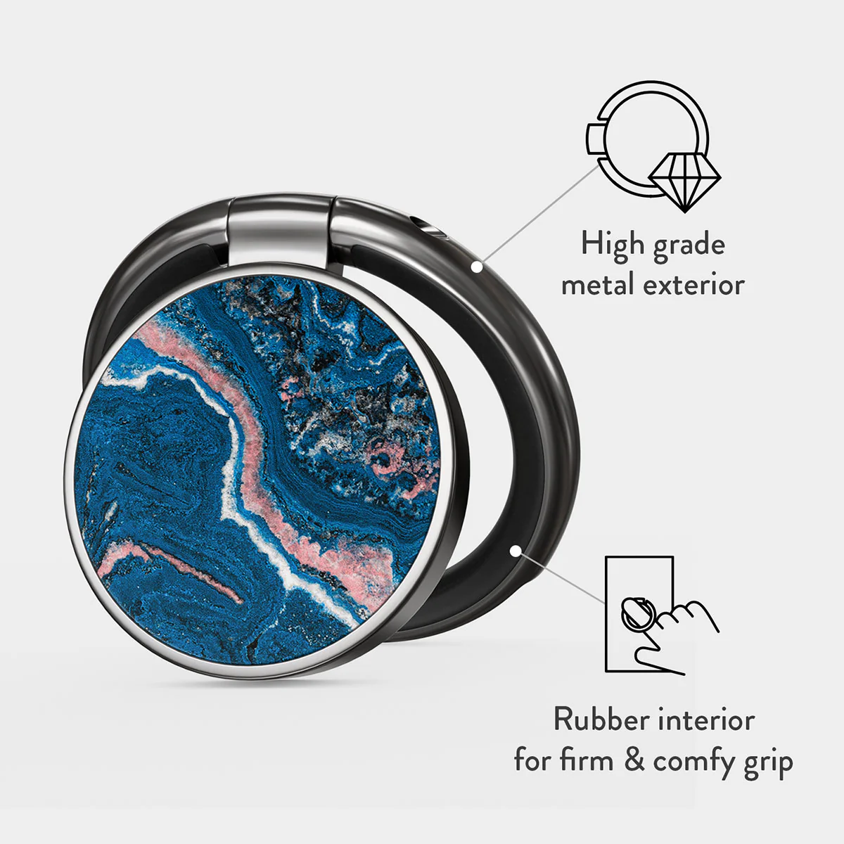 Blue Lagoon - Adhesive Ring Holder