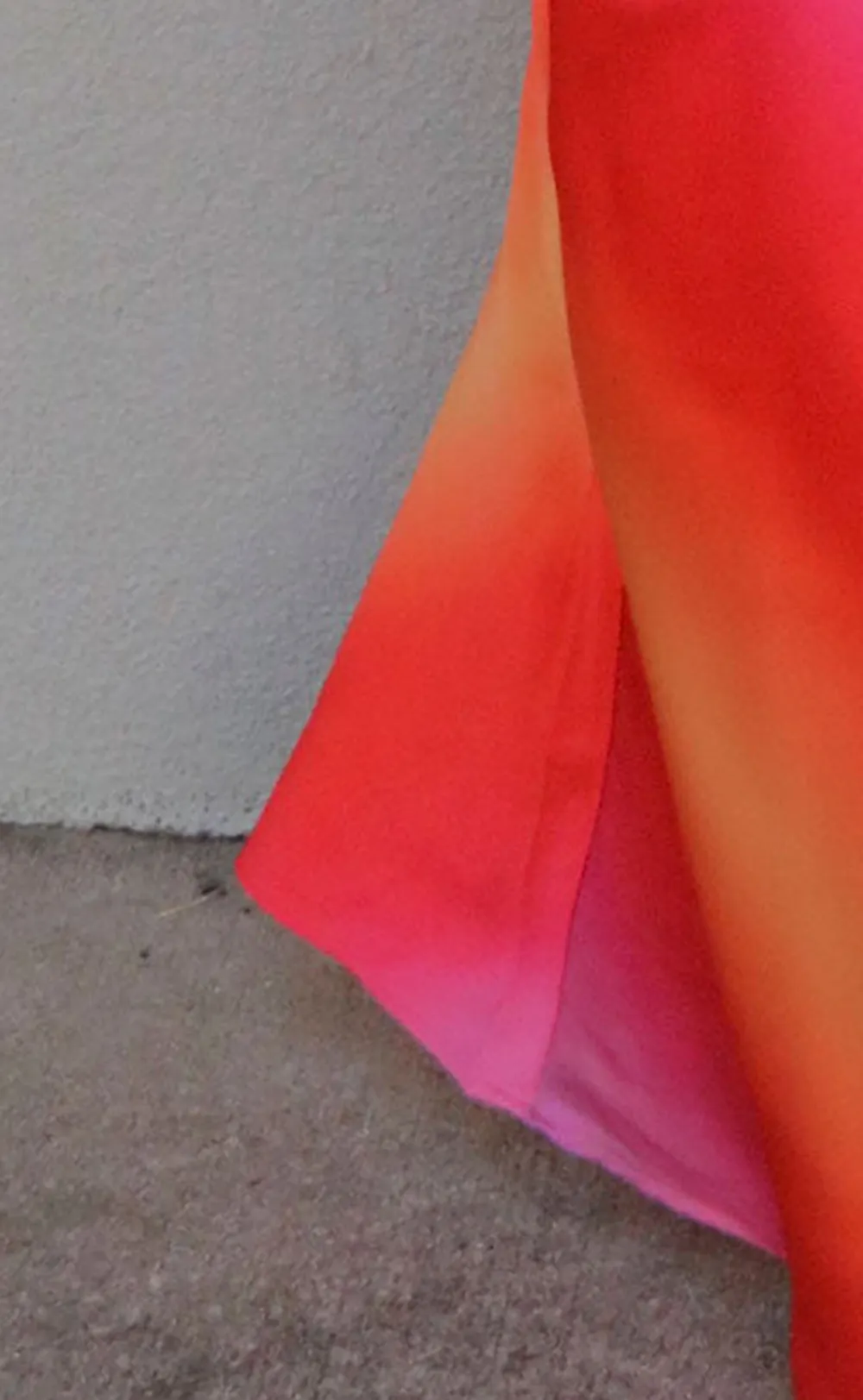 Ombre Strapless Maxi Dress