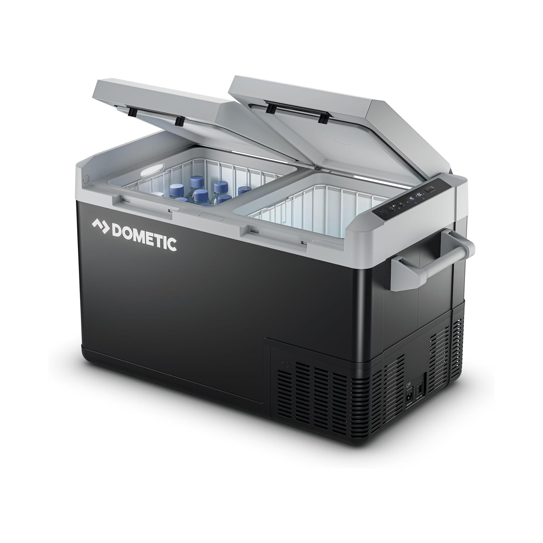 Dometic CFF 70DZ - Two-Zone Compressor Cool Box 70L 12/24V 220/240V - Cooling up to -18°C - Electric Cool Box, Freezer Box Car, Truck, Boat, Motorhome [Energy Class D] - LIDL