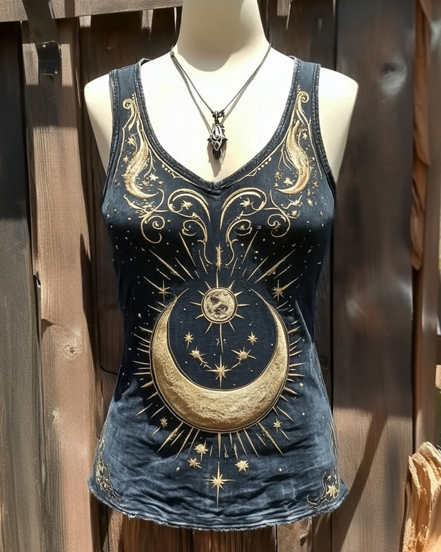 Gothic Fun Print Women's Vest