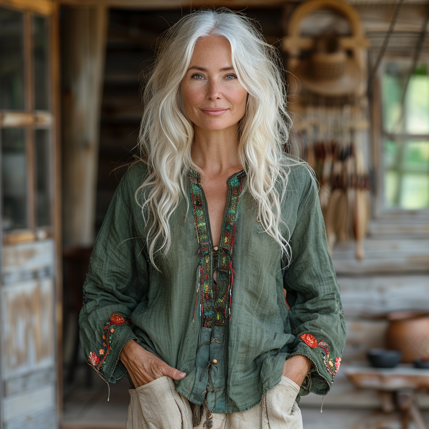 Women's Vintage Oversized Shirt