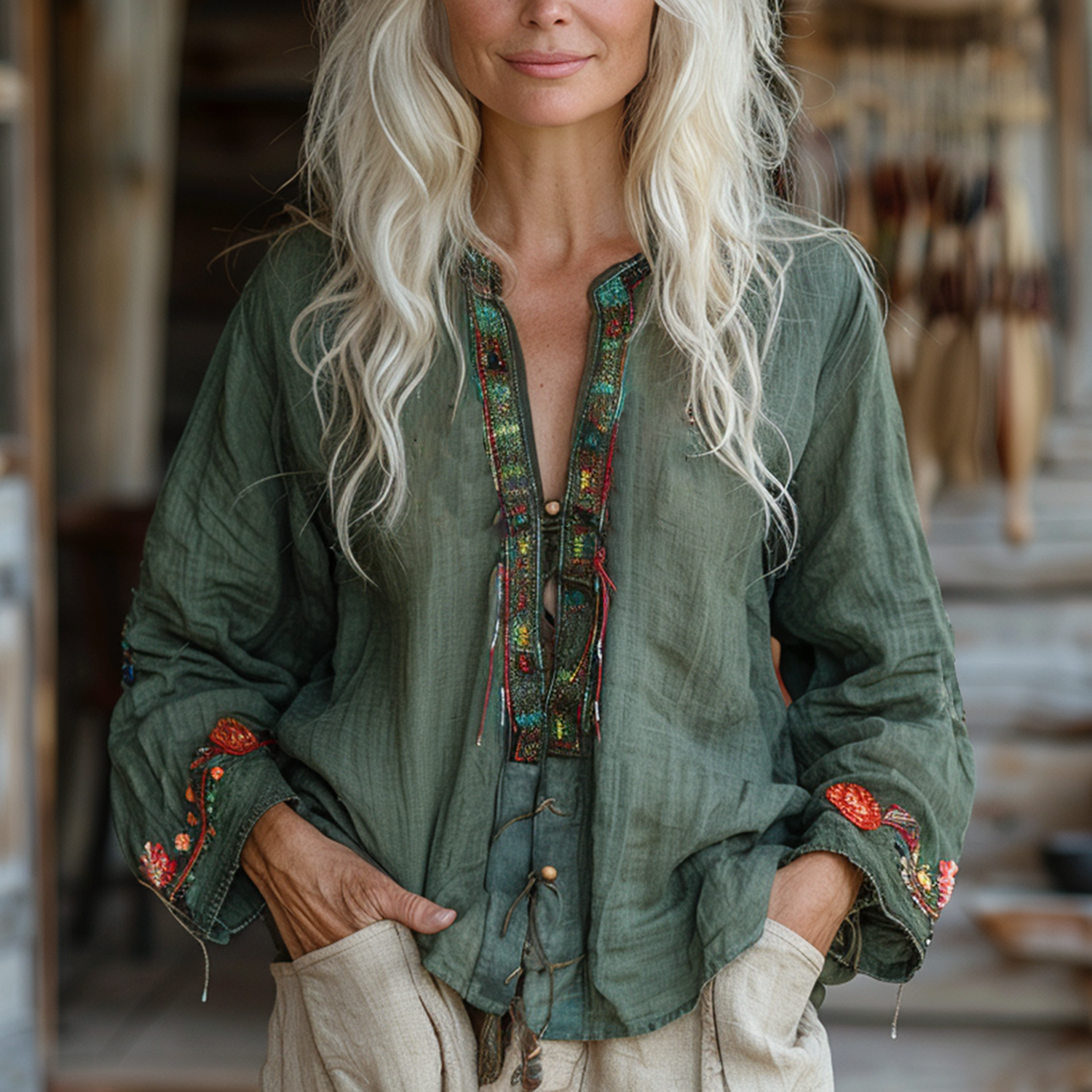 Women's Vintage Oversized Shirt