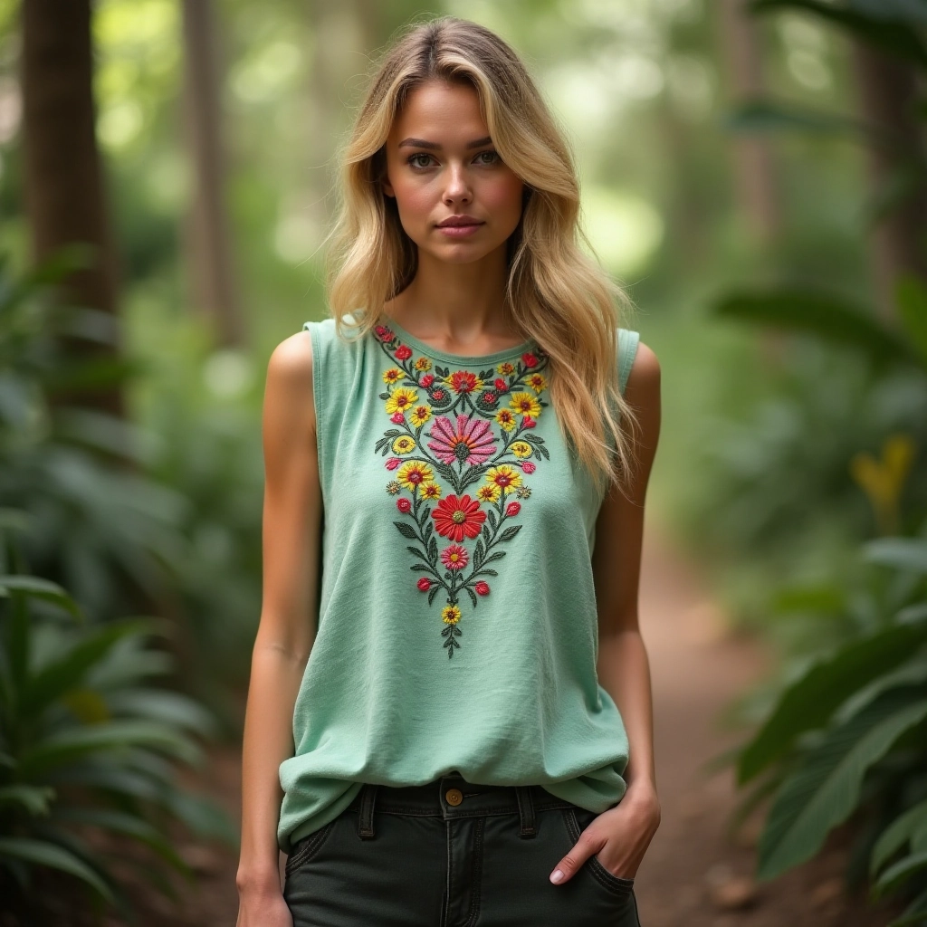 Vintage Bohemian Ethnic Art Pattern Women's Vest