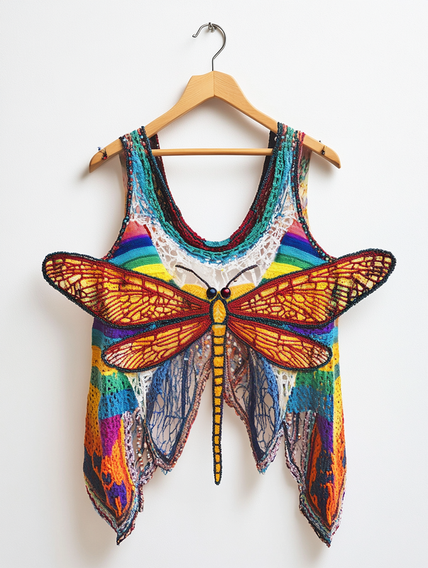 Knitted Summer Fashion Hollow Suspender Top