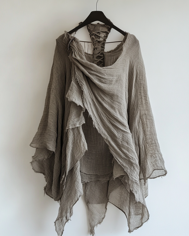 Solid Color Ruffle Top