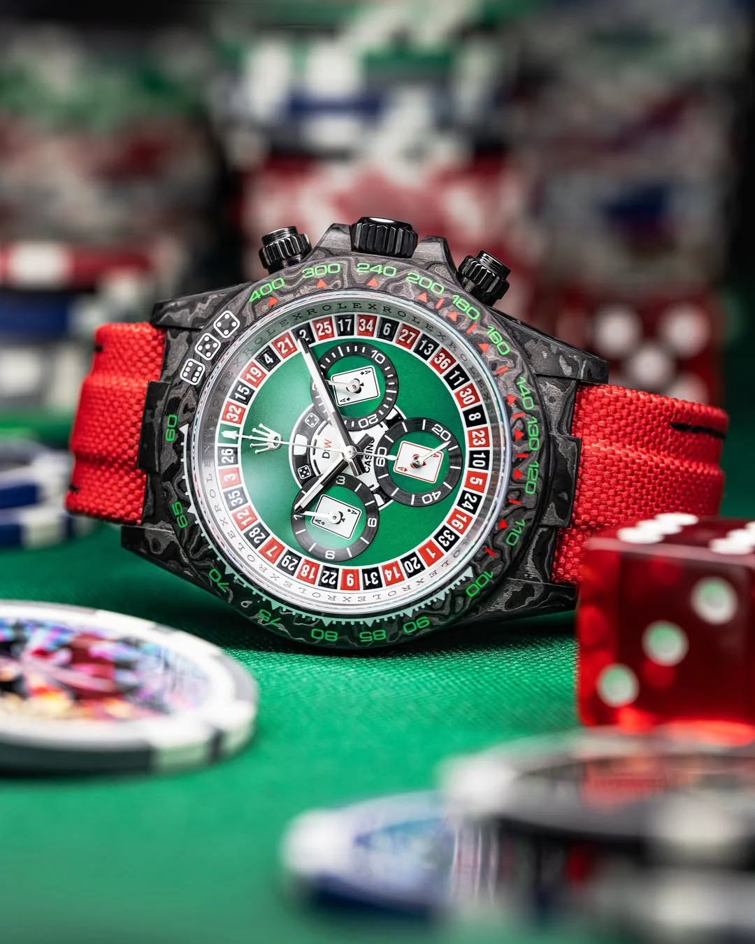 DiW 41mm Rolex Daytona LUCKY PLAYER (CASINO) 41mm