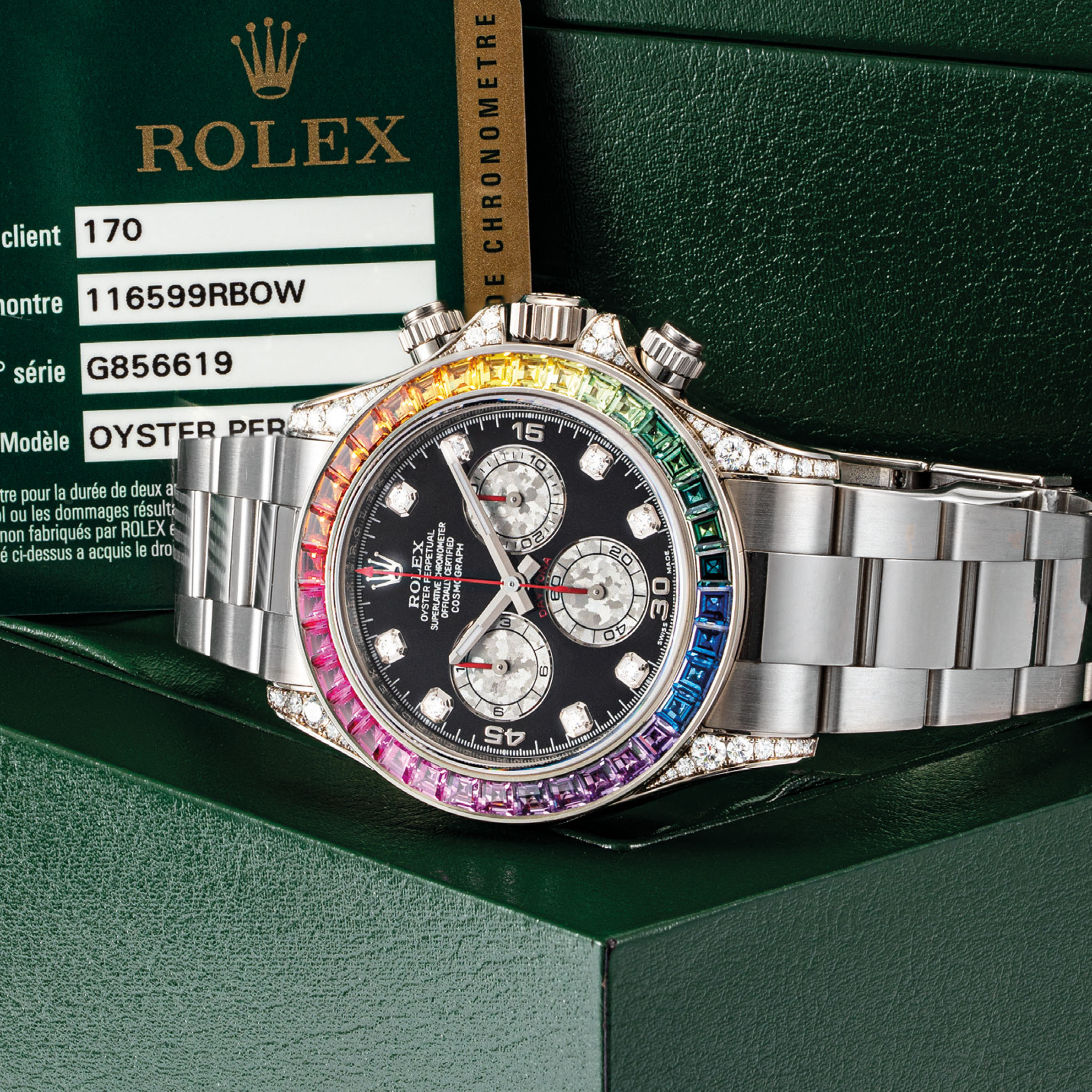 Daytona Cosmograph "Rainbow" REF 116599RBOW