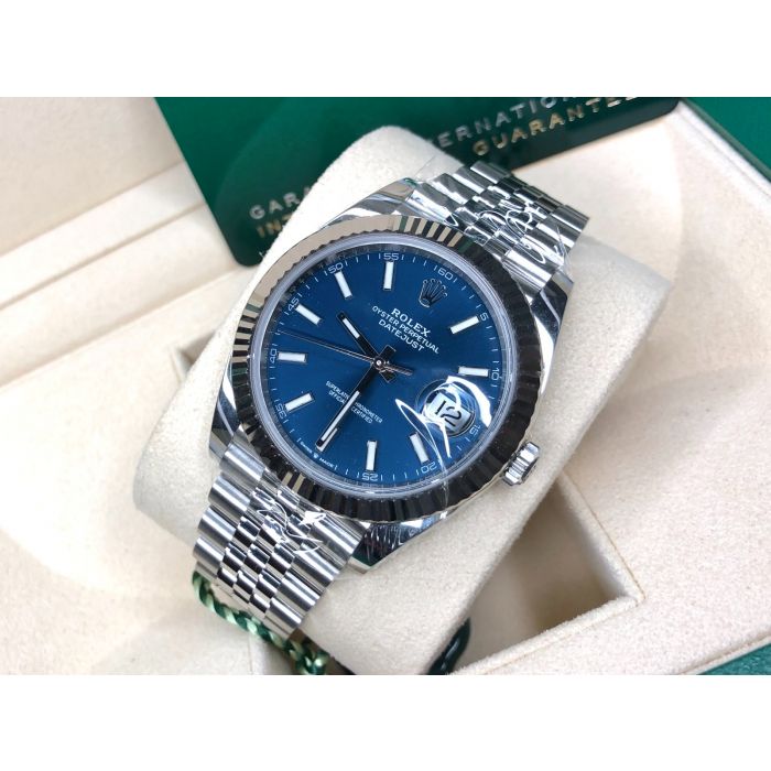 Rolex Datejust 41 Blue Dial Men's Watch 126334-0002