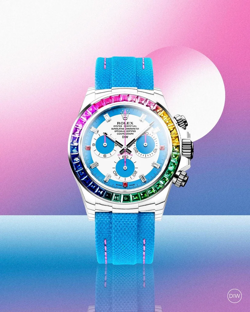 DiW Rolex Daytona RAINBOW