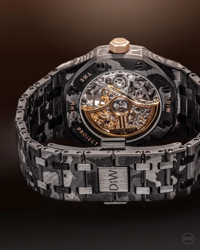 DiW All Carbon AP Royal Oak Double Balance Wheel Openworked 15467OR MHS Project