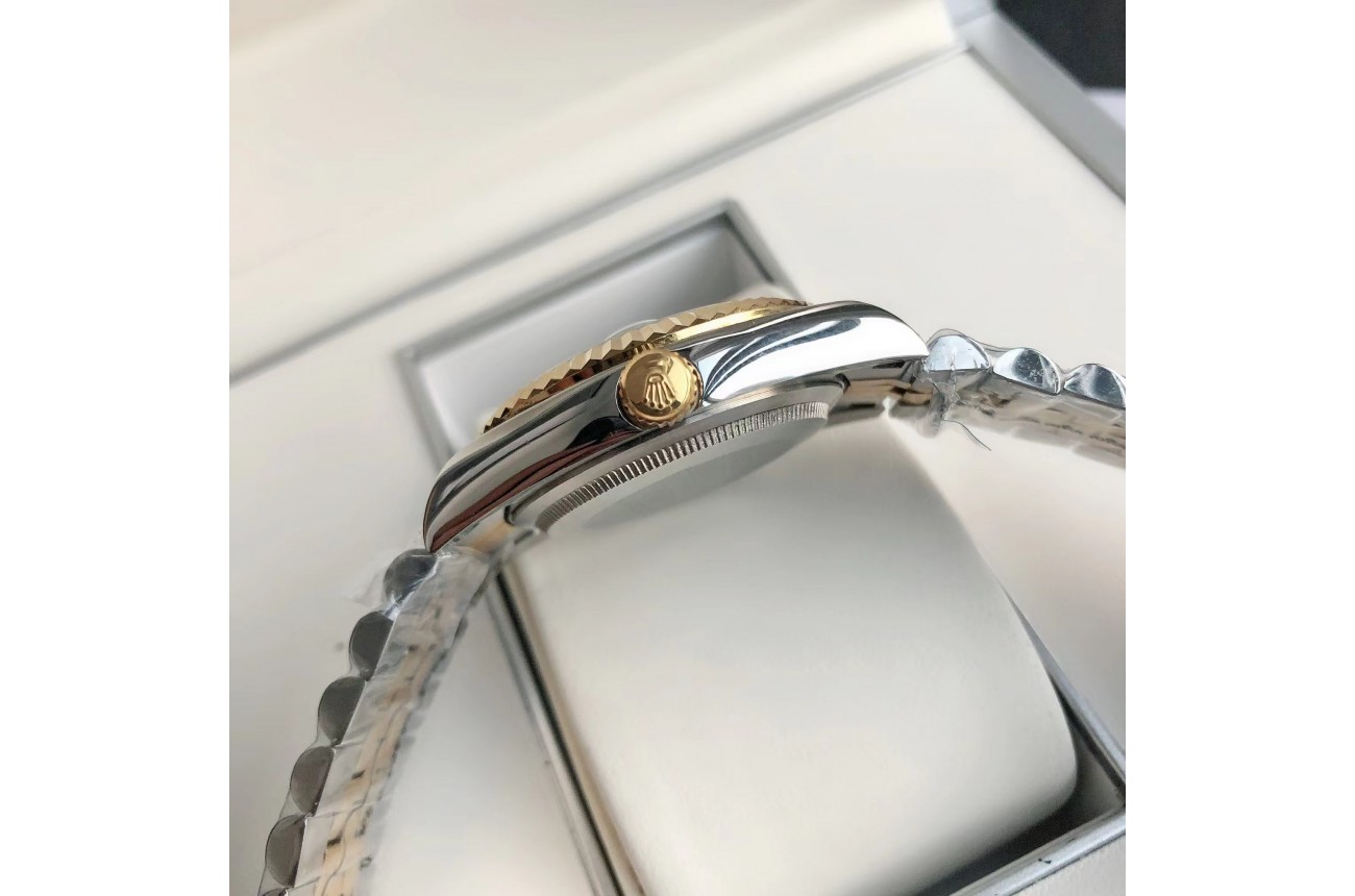 Rolex Datejust 36/28mm RG/SS Jub Grey/Rmn