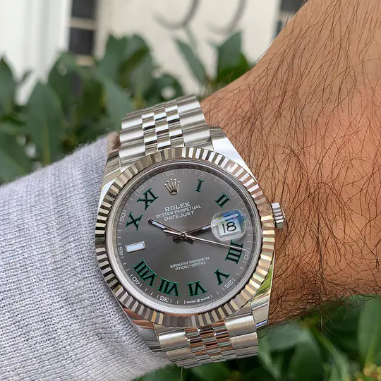 Rolex DATEJUST 41 Oyster, 41 mm, Oystersteel and white gold M126334-0022