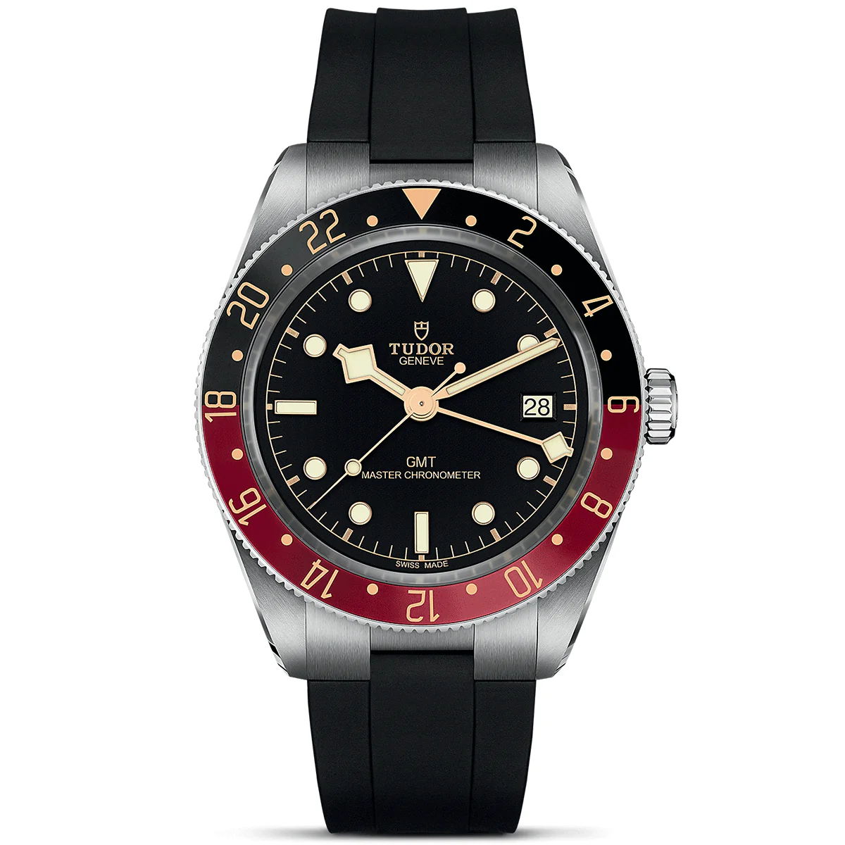 Black Bay 58 GMT 39mm Black/Red Bezel Automatic Strap Watch