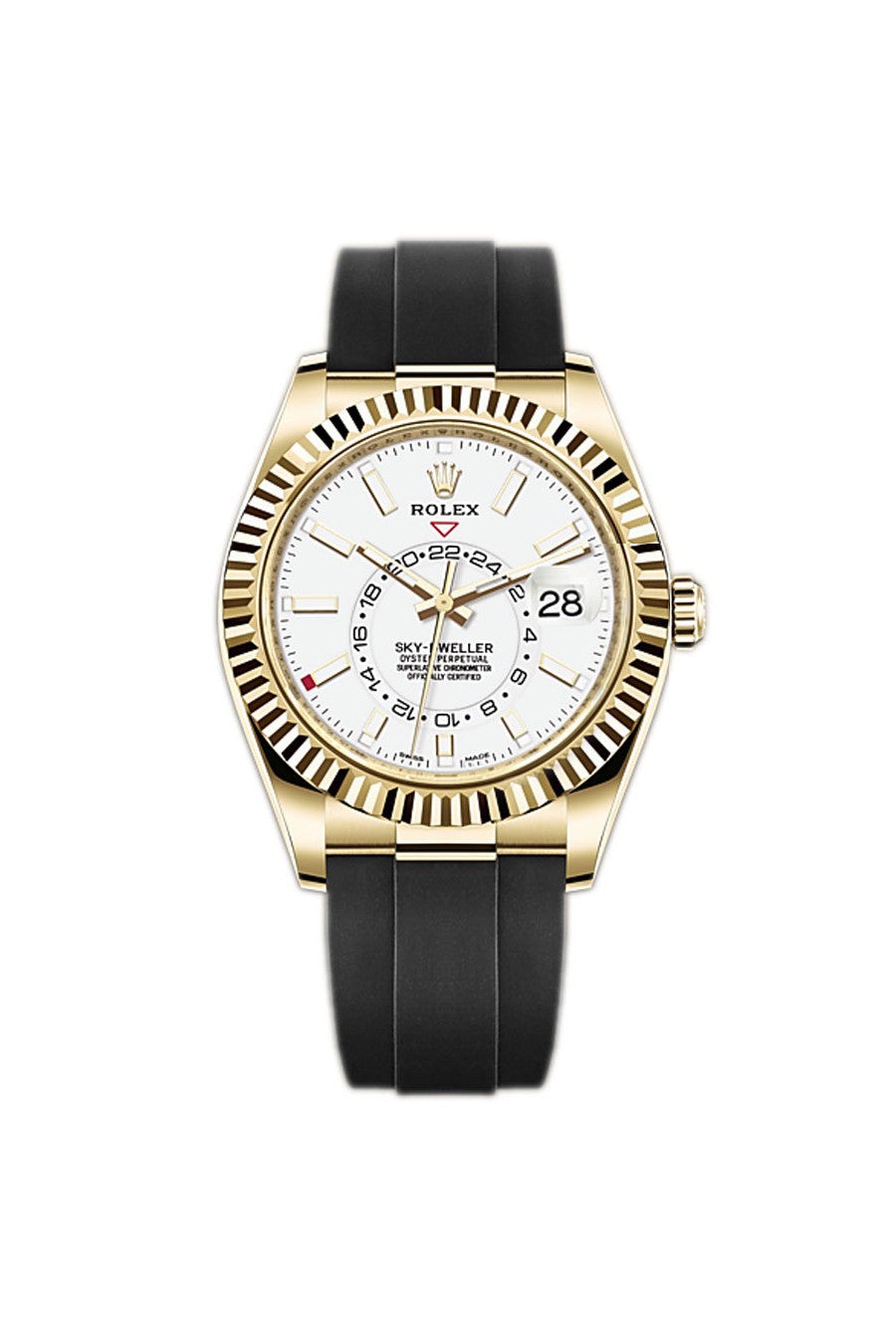 Rolex Sky-Dweller 18k Yellow Gold Men's Luxury Watch 326238-0009