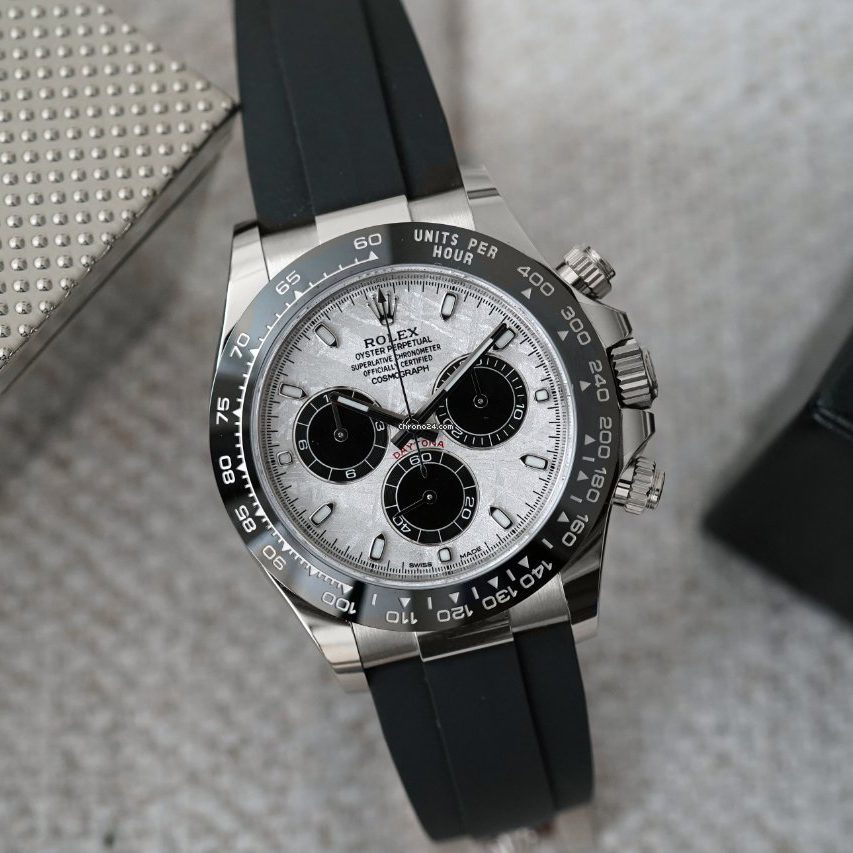 Rolex Cosmograph Daytona White Gold Meteorite 116519LN Replica