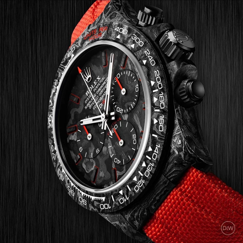 DiW Rolex Daytona “ALL CARBON RED EDITION