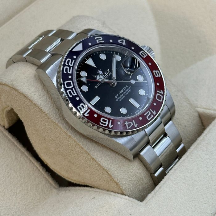 Rolex GMT Master II Pepsi Oystersteel Men's Luxury Watch M126710BLRO-0002