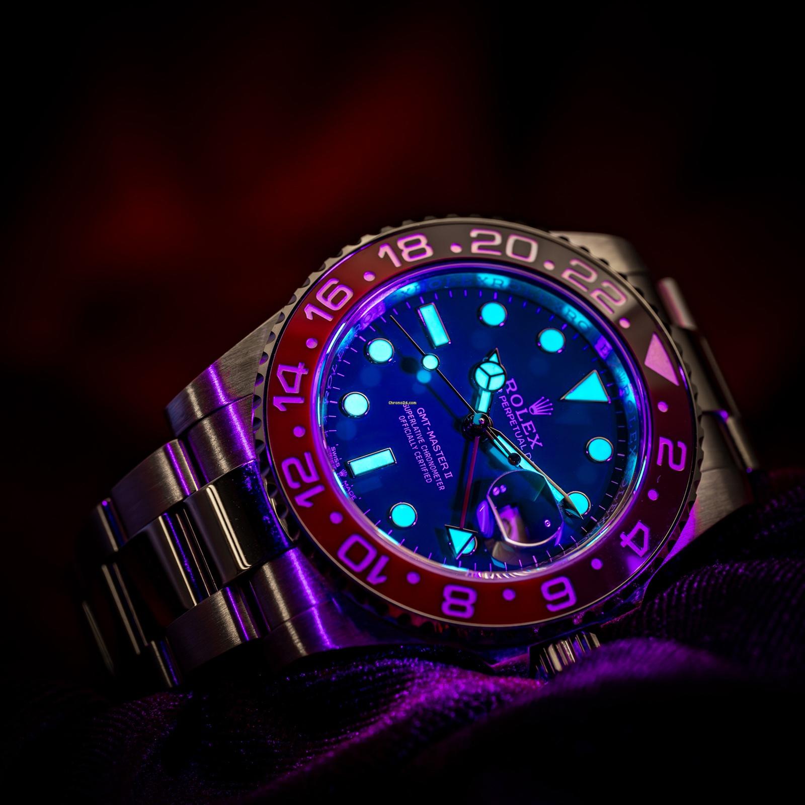 Rolex GMT-Master II Pepsi Blue Dial Men's Watch 126719BLRO-0003