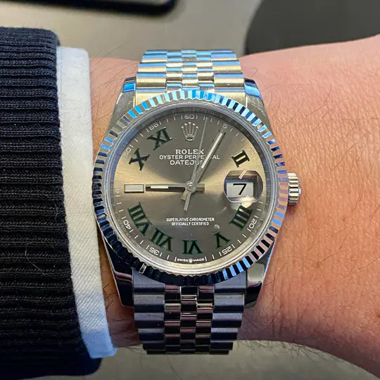 Rolex DATEJUST 41 Oyster, 41 mm, Oystersteel and white gold M126334-0022